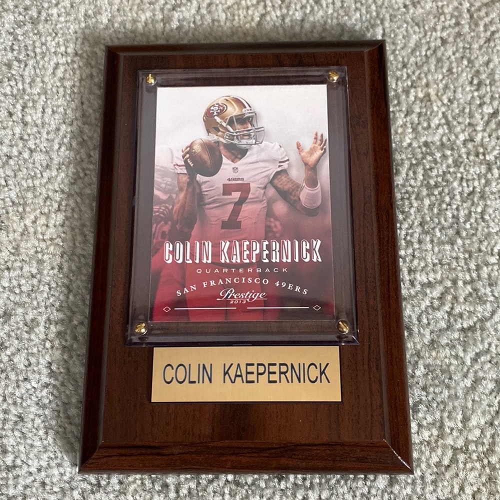 Colin Kaepernick Card Plaque